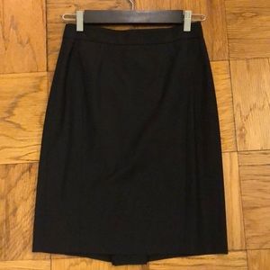 Ann Taylor Navy Tropical Wool Pencil / Suit Skirt